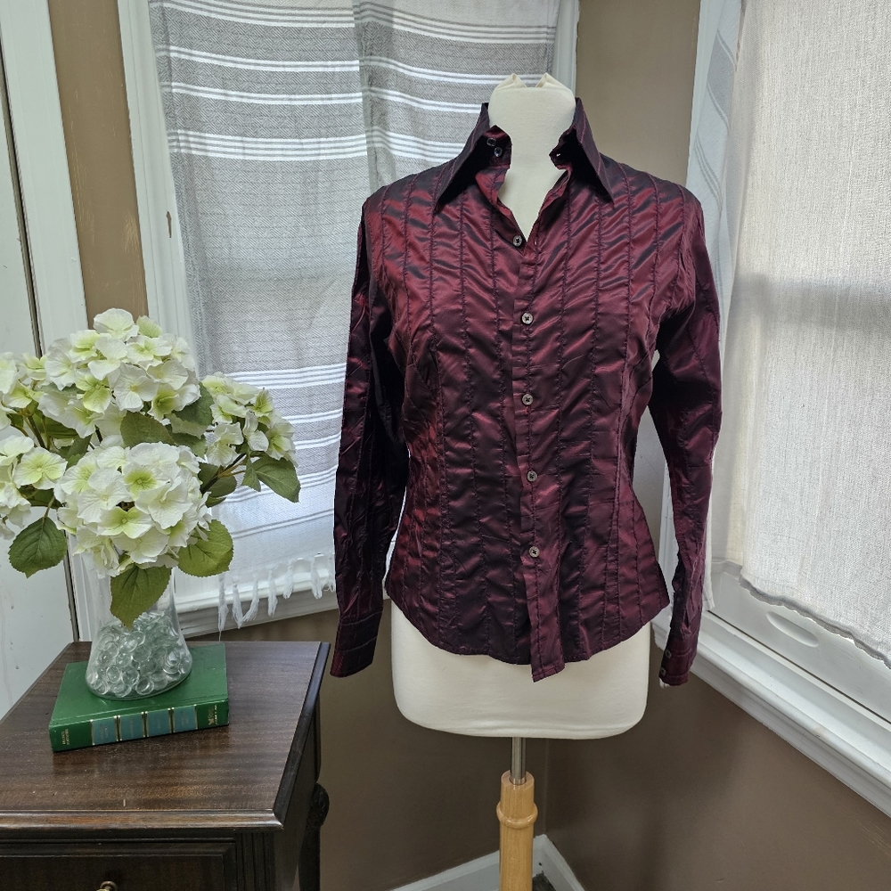 Craig Taylor Silk Button Up Blouse